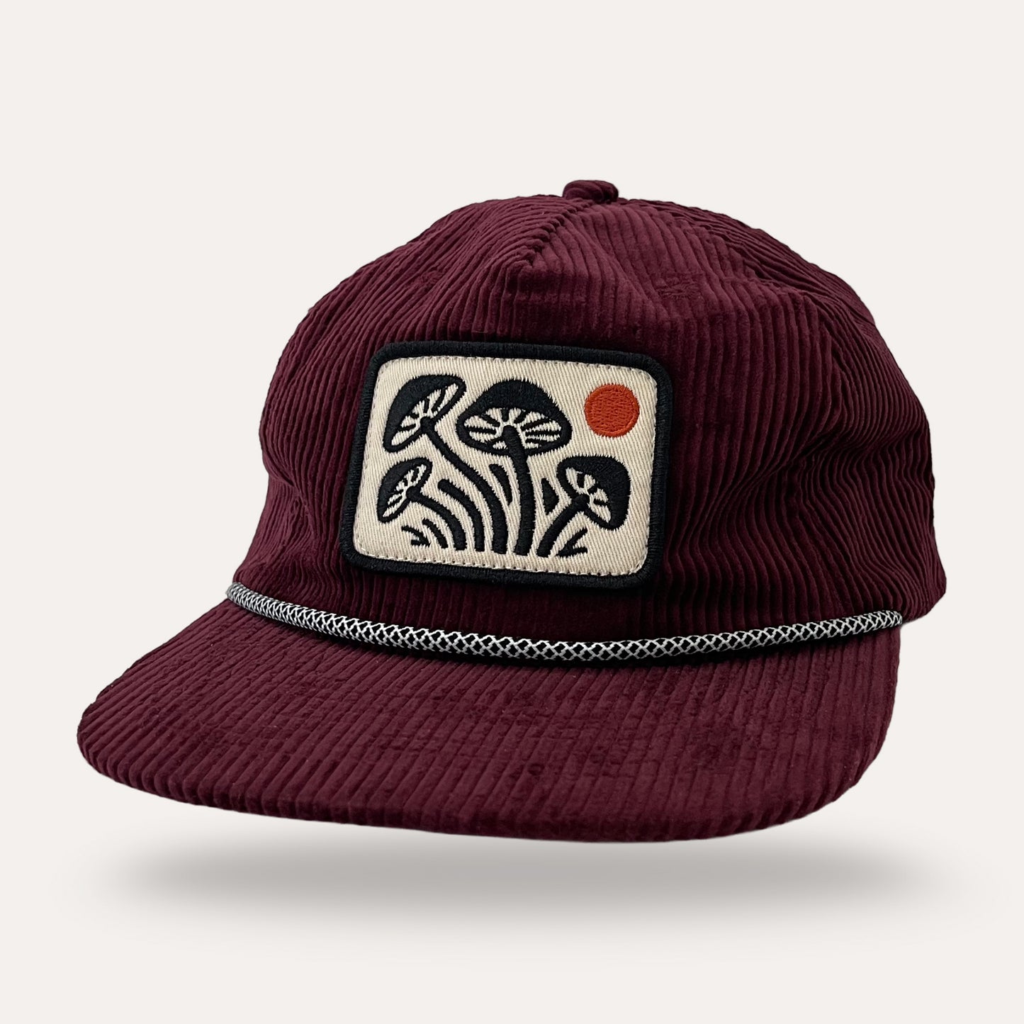 Mushroom Hat - Corduroy - Maroon