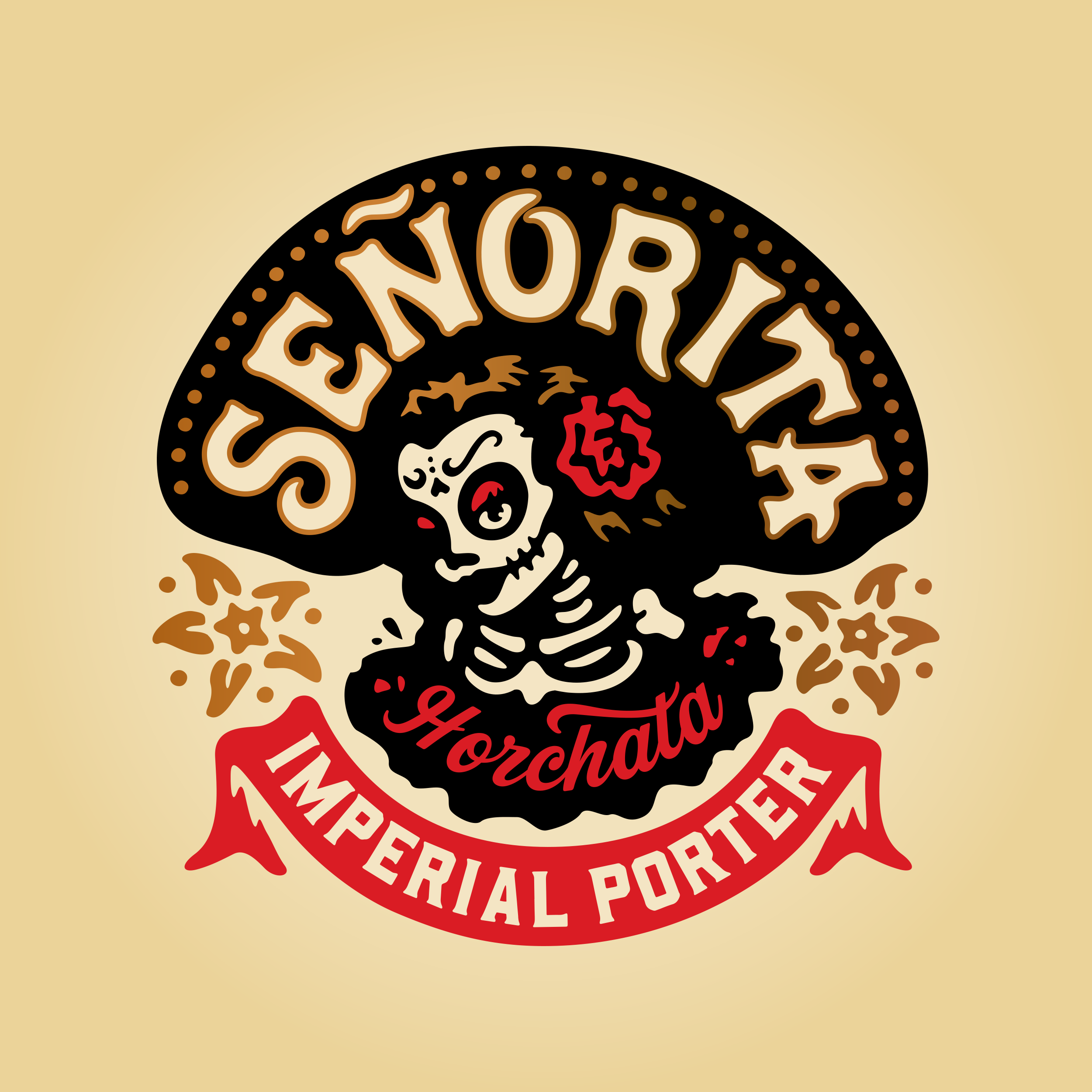 Elevation Beer Co - Señorita Imperial Porter Logo Graphic by Sunday Lounge