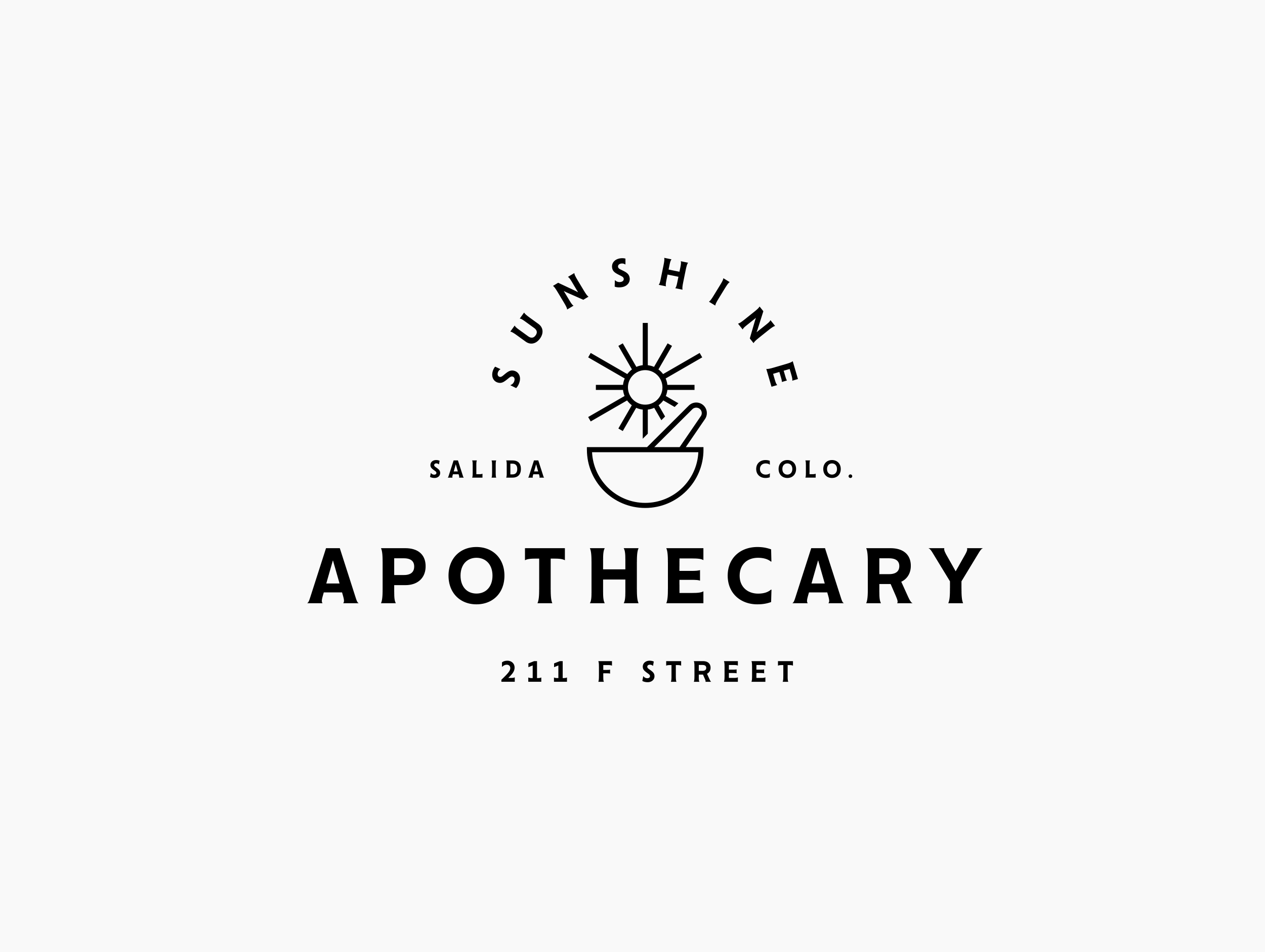 Salida Sunshine Apothecary Logo by Sunday Lounge