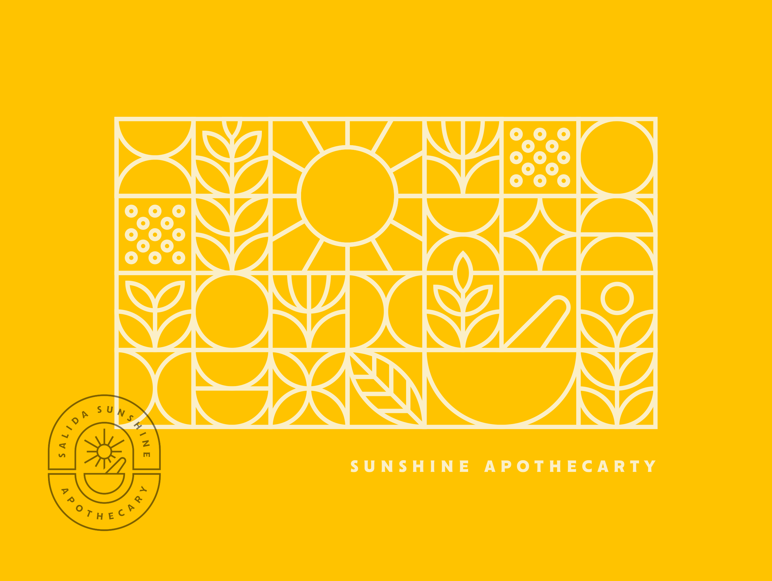 Salida Sunshine Apothecary Pattern by Sunday Lounge