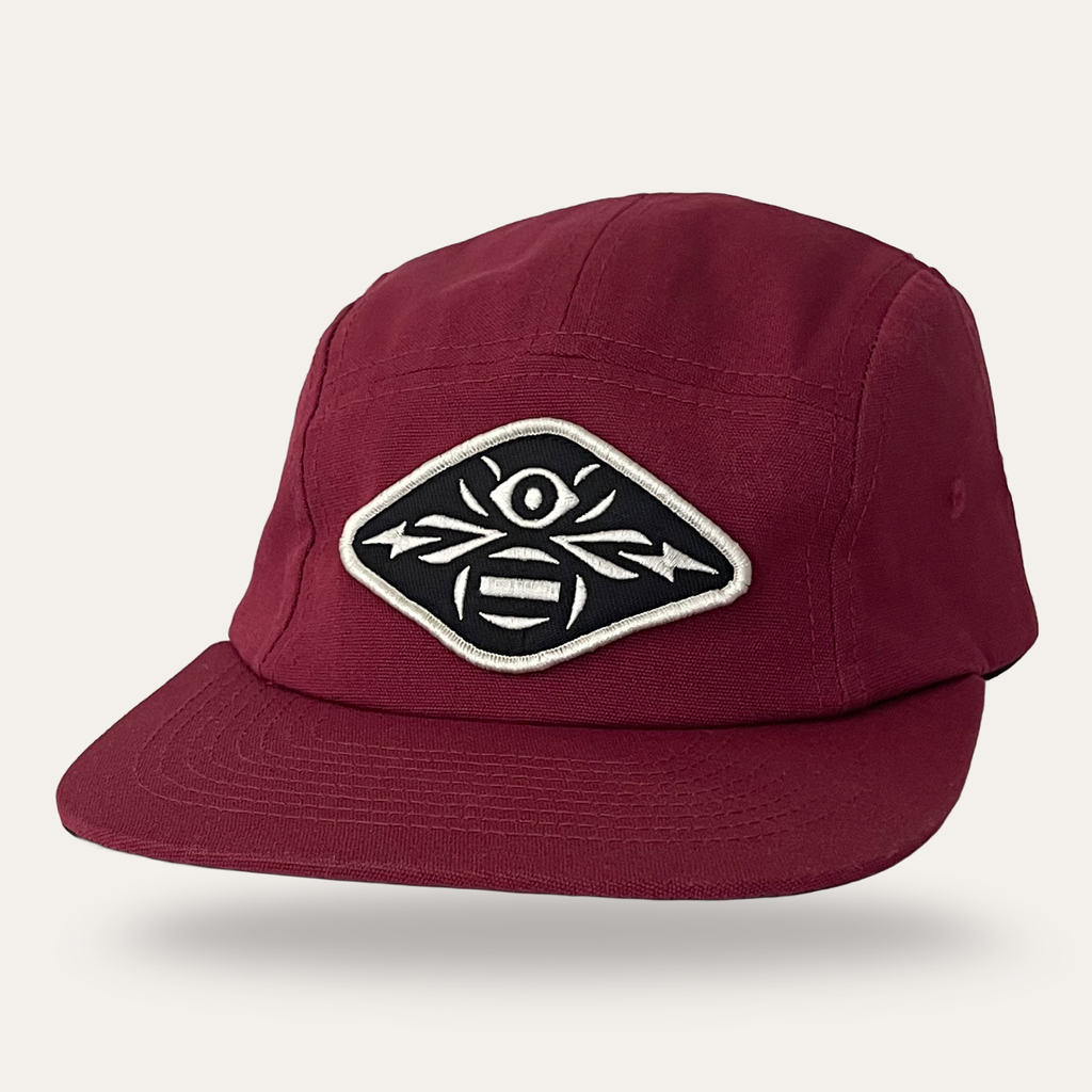 Bee Eye Hat – Burgundy