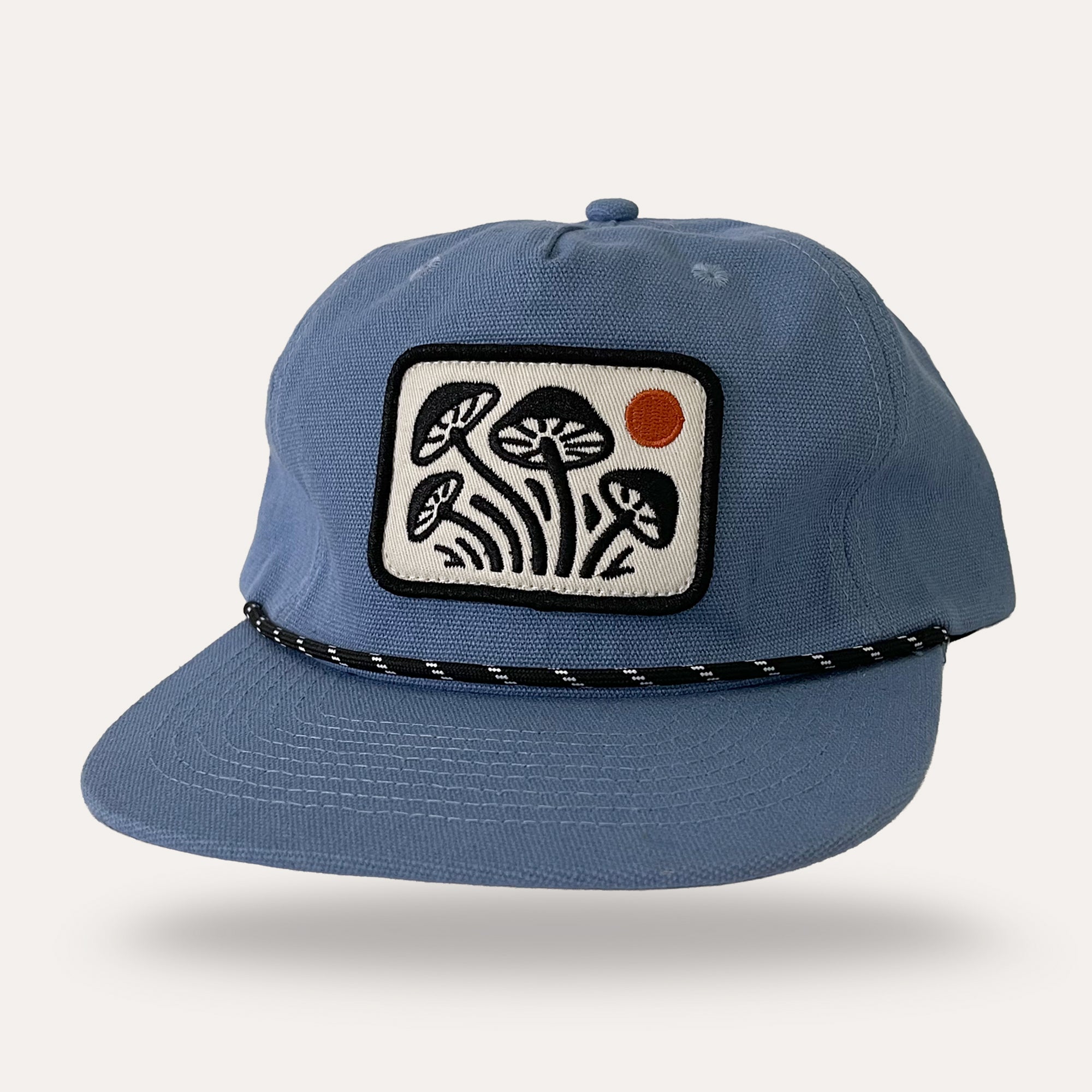 Mushroom Hat - Canvas - Blue