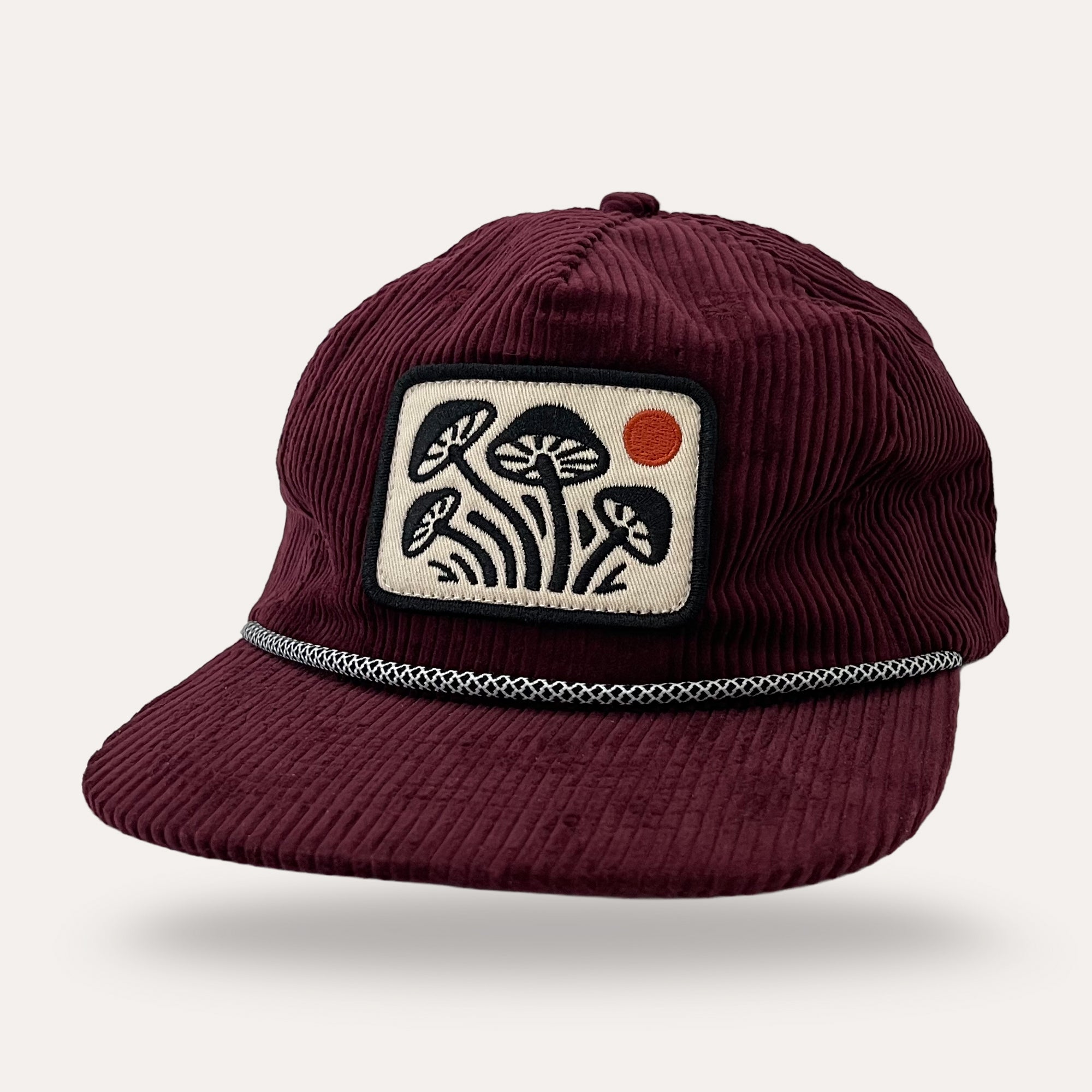 Mushroom Hat - Corduroy - Burgundy