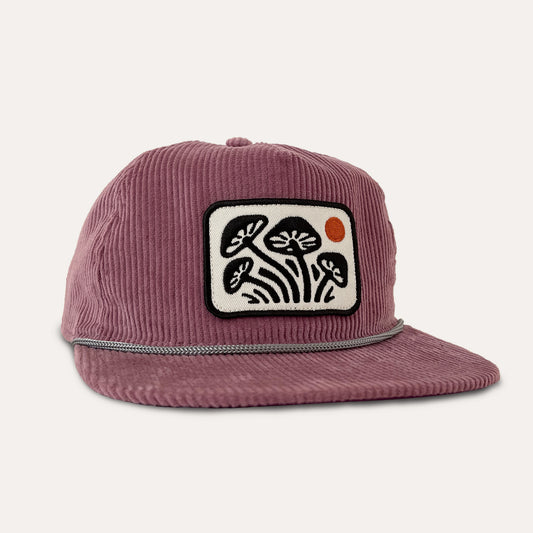 Mushroom Hat - Corduroy - Pink