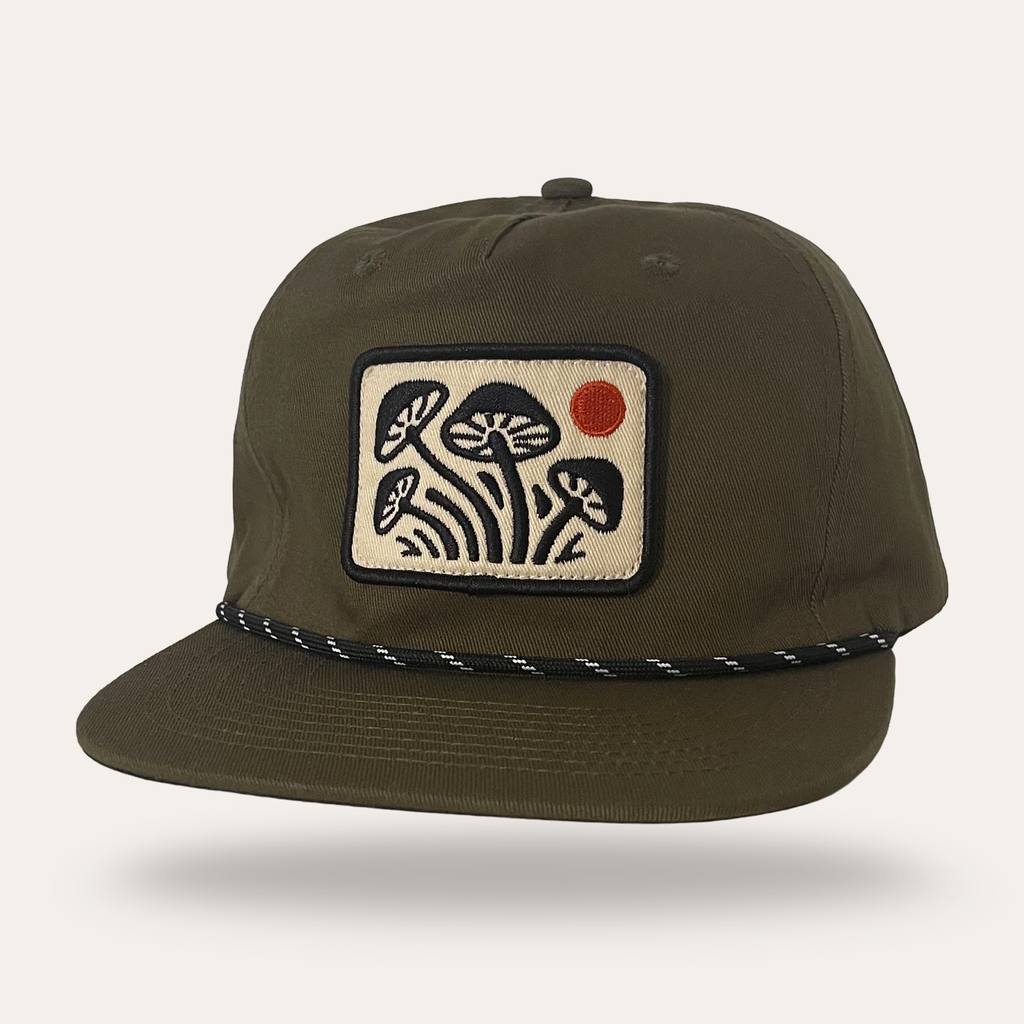 Mushroom Hat - Cotton Twill - Forest