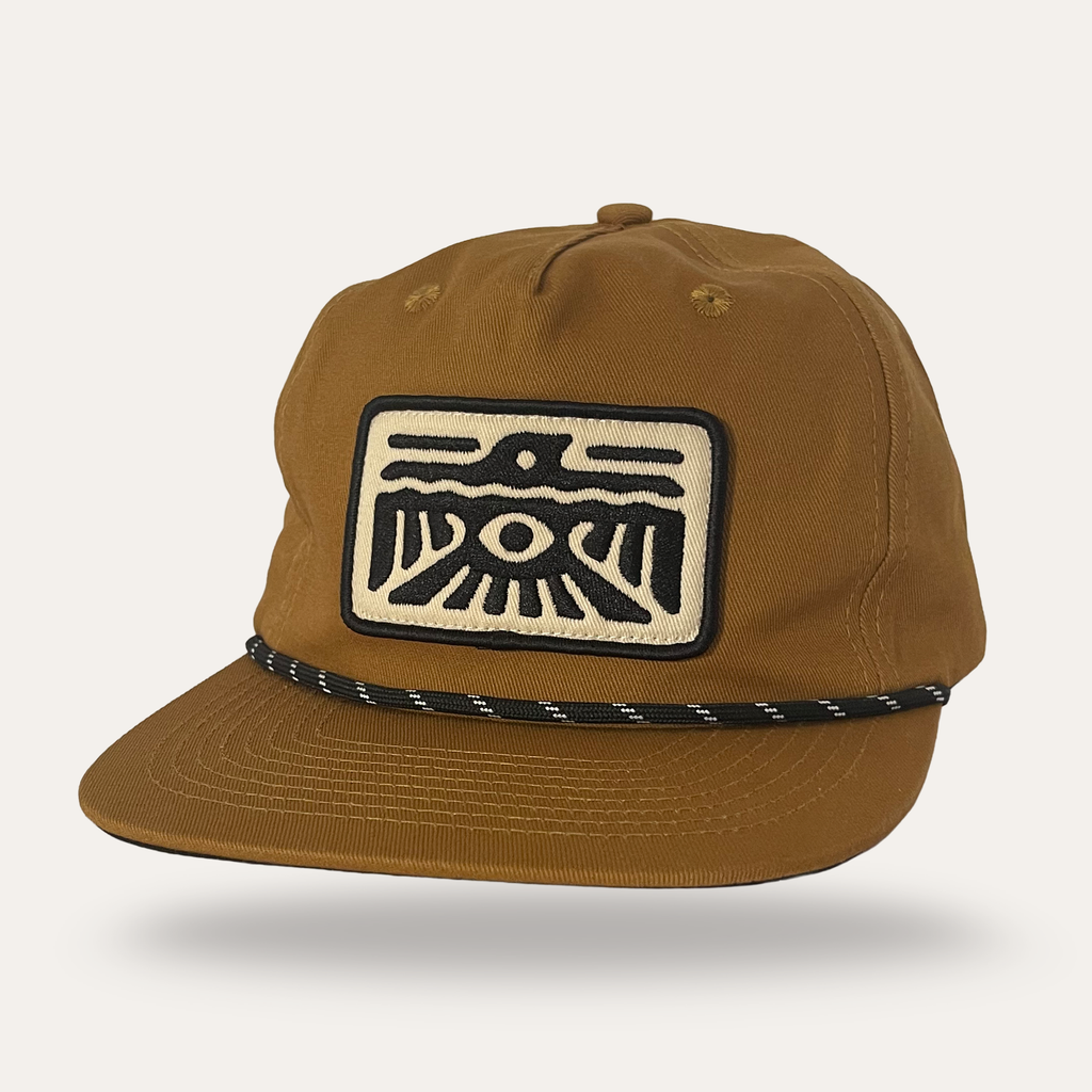 Spirit Wing Bird Hat - Cotton Twill - Umber