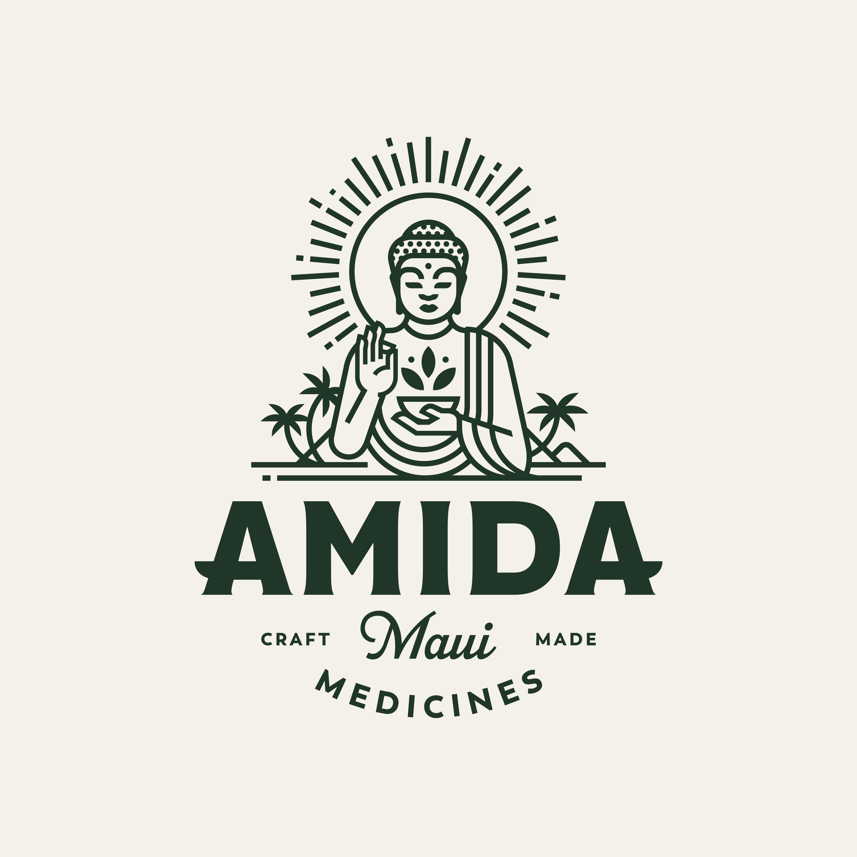 Amida Maui Logo by Sunday Lounge