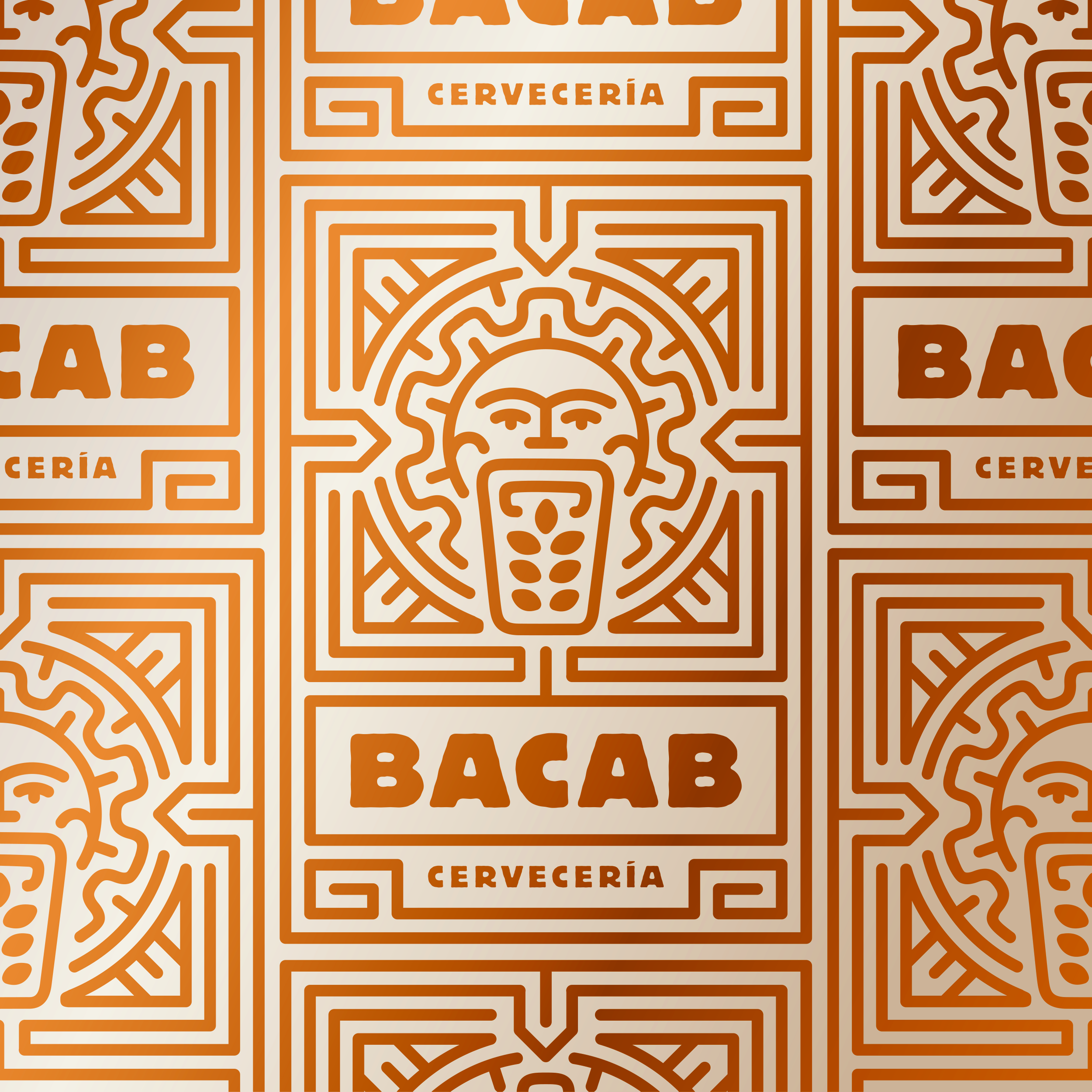 Bacab Cervecería Logo pattern by Sunday Lounge